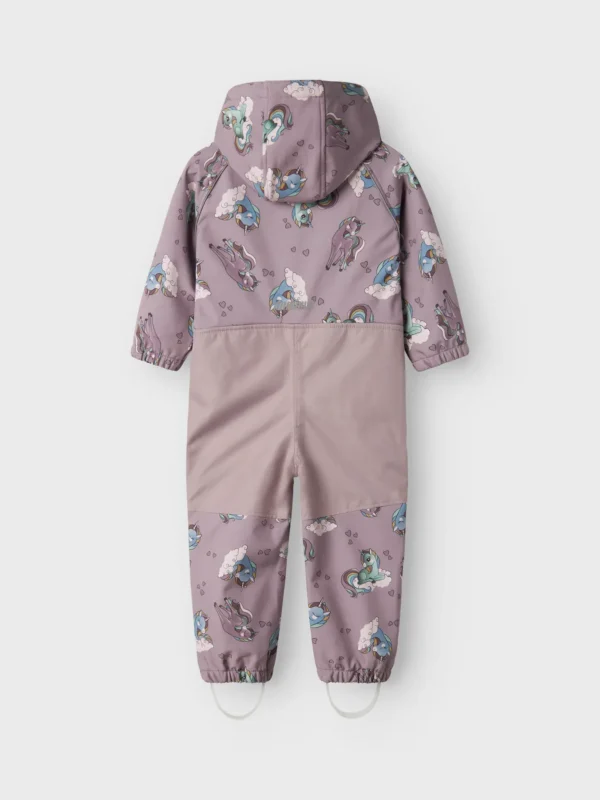 NMMALFA08 Name it softshell kombe 'Purple Dove Unicons'