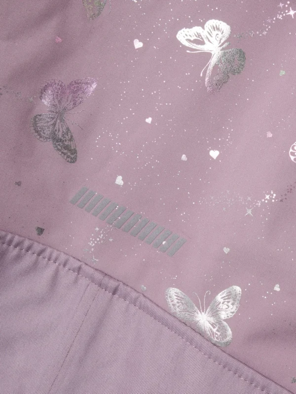 NMMALFA08 Name it softshell kombe 'Elderberry butterfly foil'