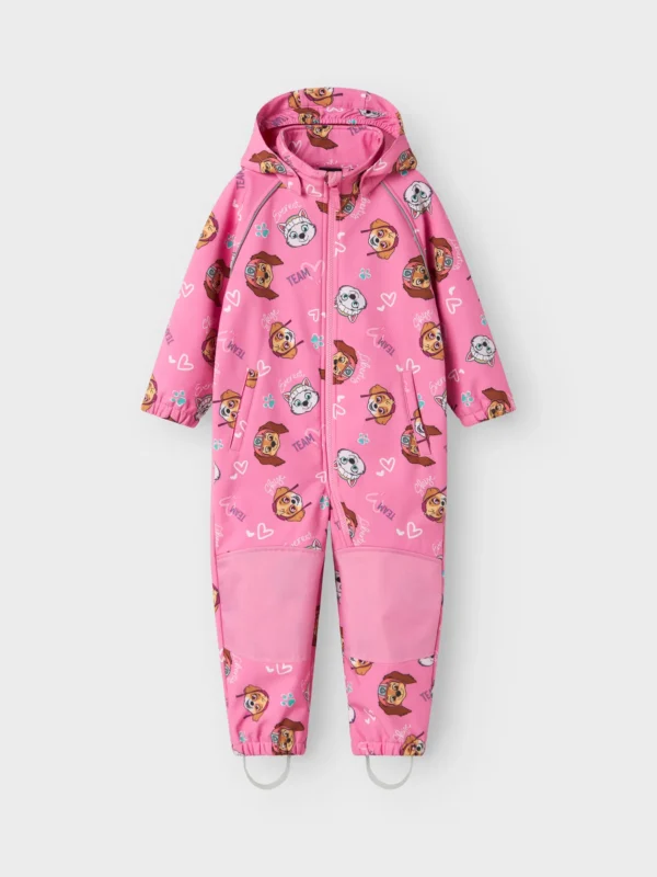 NMMALFA08 Name it softshell kombe 'Pawpatrol Pink Cosmos'