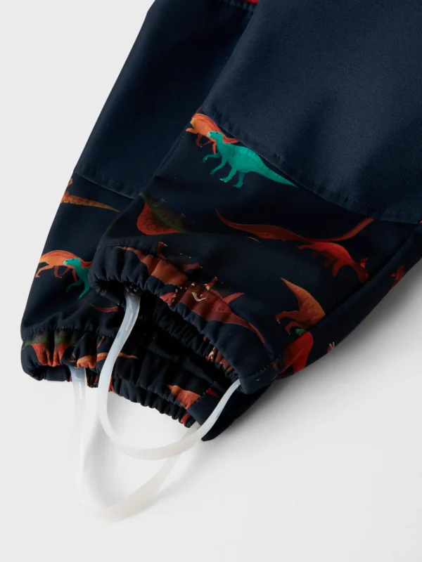 NMMALFA08 Name it softshell kombe 'Dark Sapphire DINO'