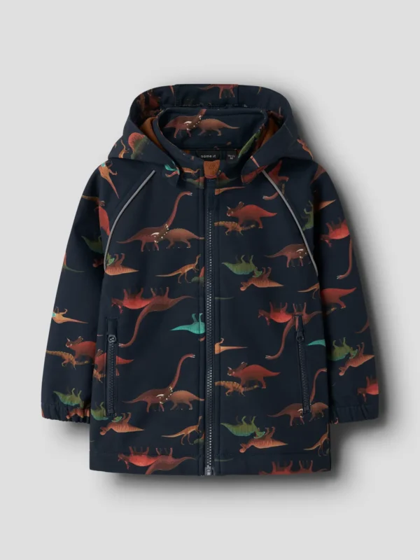 NMMALFA08 Name it softshell jope 'Dark Sapphire DINO'