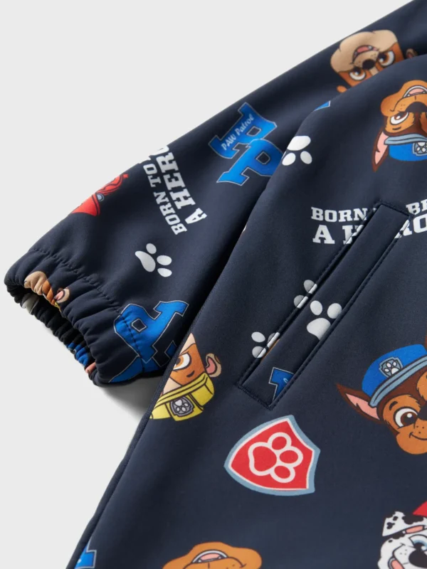 NMMALFA08 Name it softshell kombe 'Pawpatrol Navy Blazer'