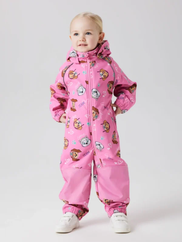 NMMALFA08 Name it softshell kombe 'Pawpatrol Pink Cosmos'