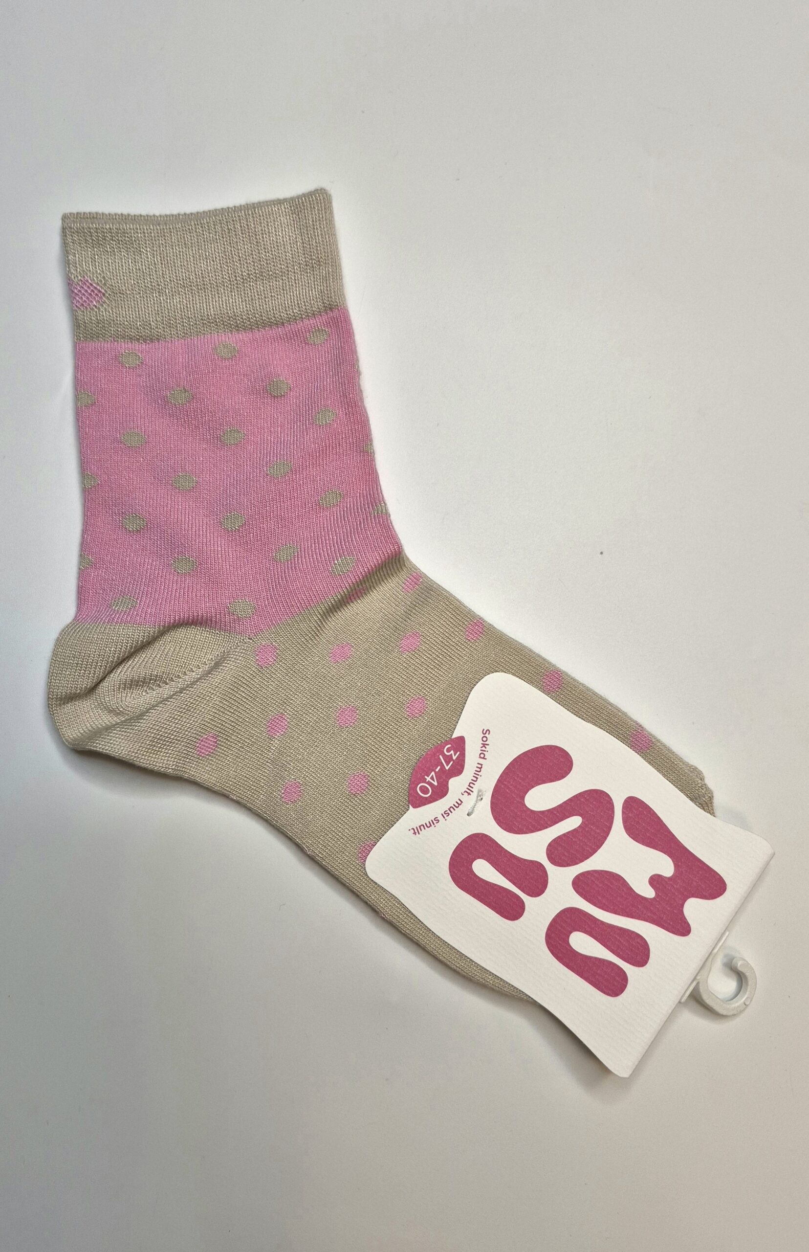 Naiste bambusviskoosist sokid 'Roosa MuSu' suurus 37-40