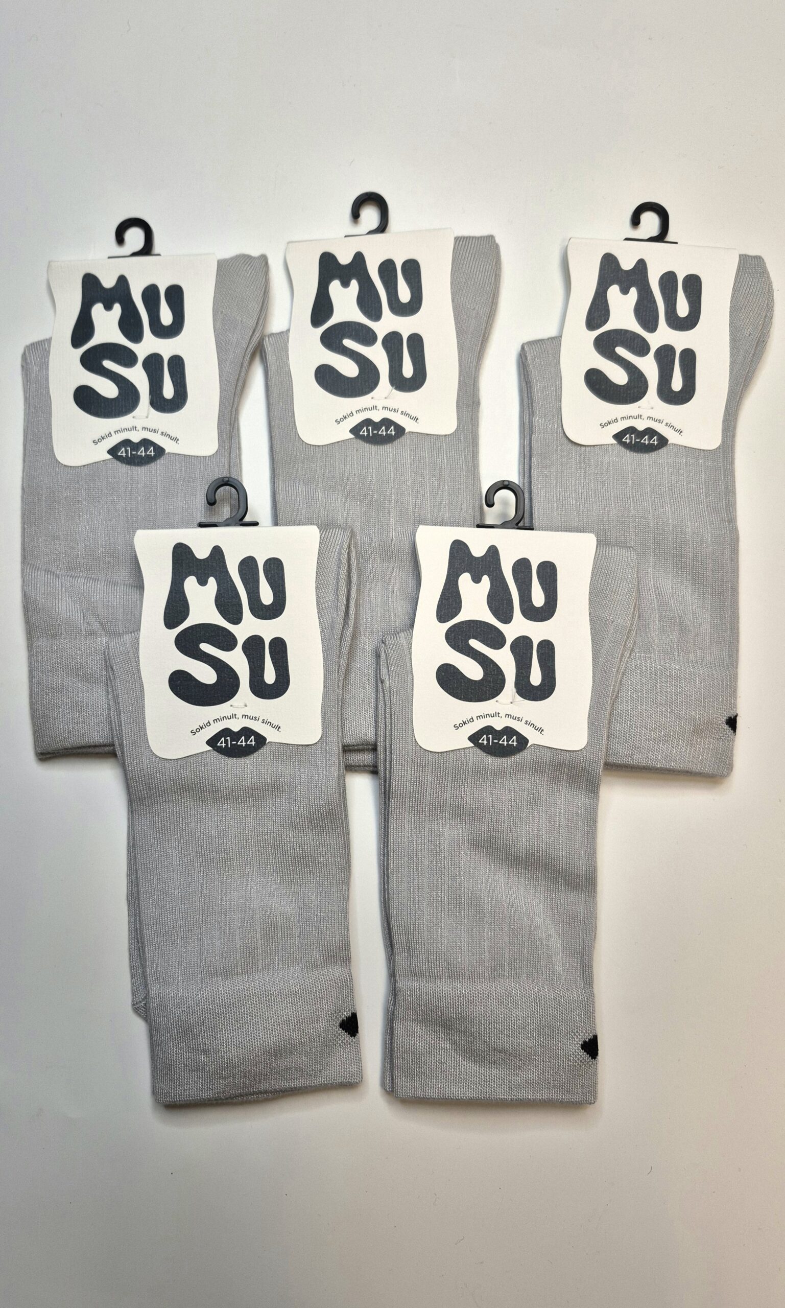 Meeste bambusviskoosist sokid 'Helehall MuSu' suurus 41-44