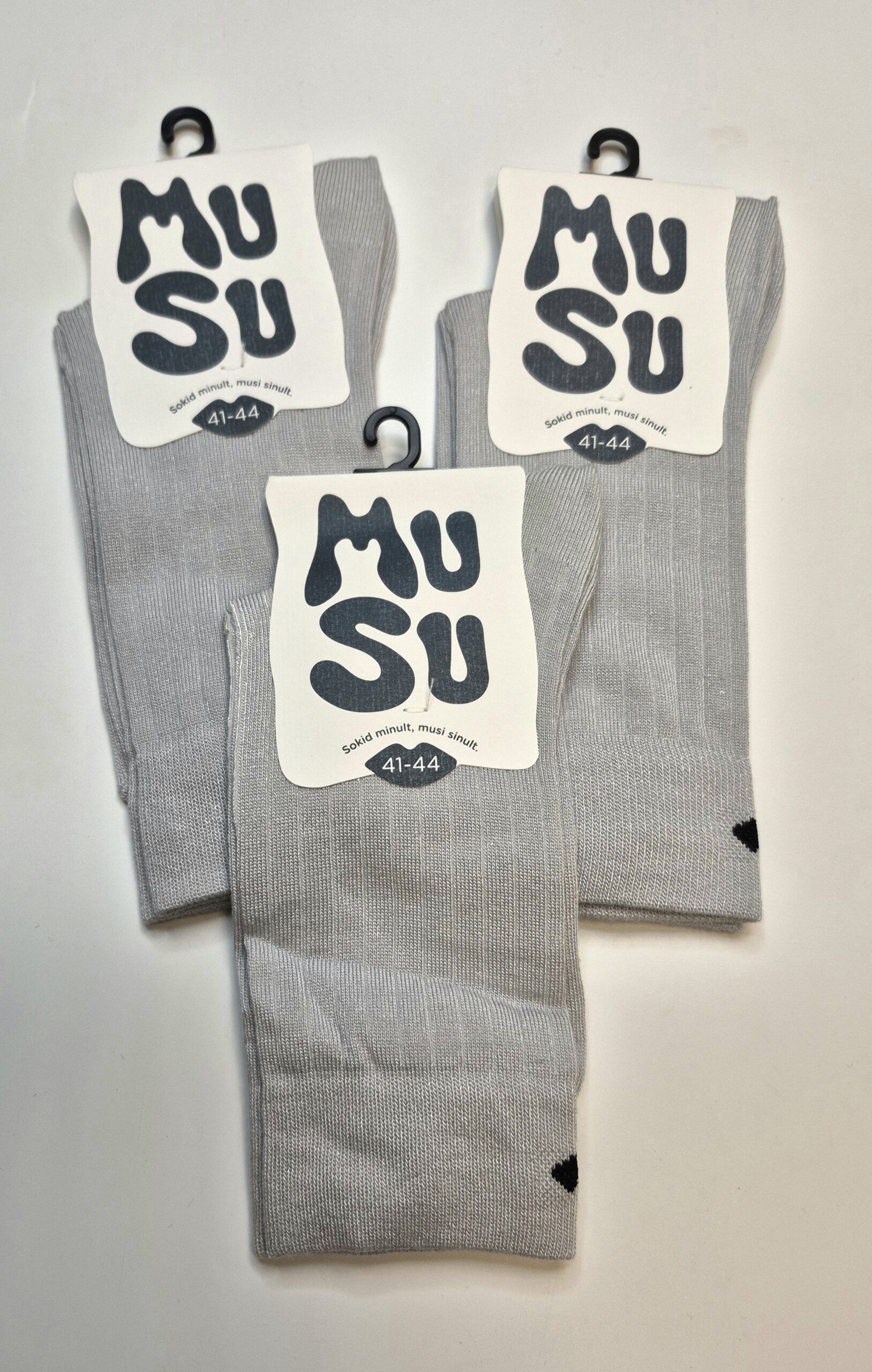 Meeste bambusviskoosist sokid 'Helehall MuSu' suurus 41-44