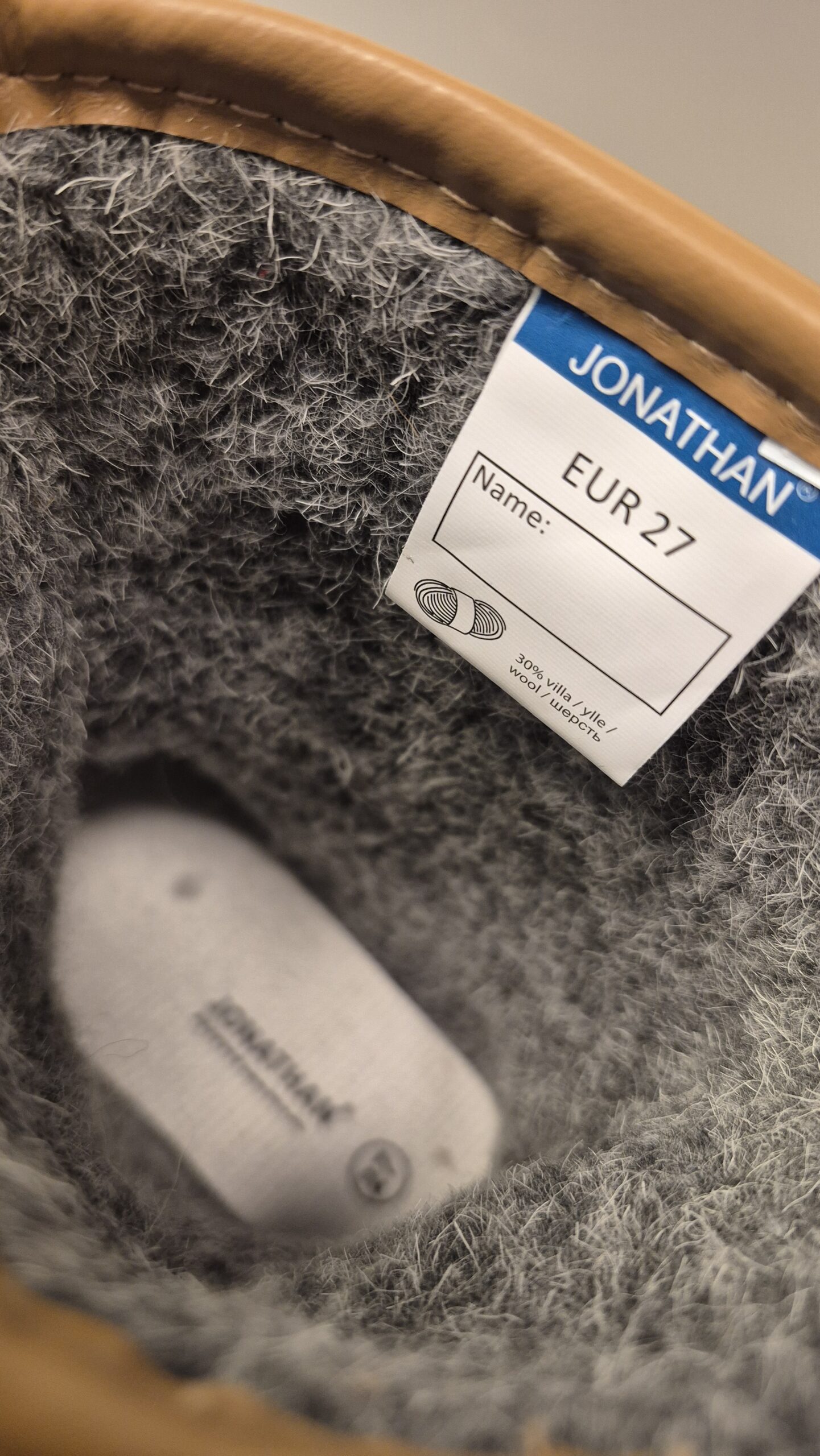 Jonathan termokummikud 'Helepruun'