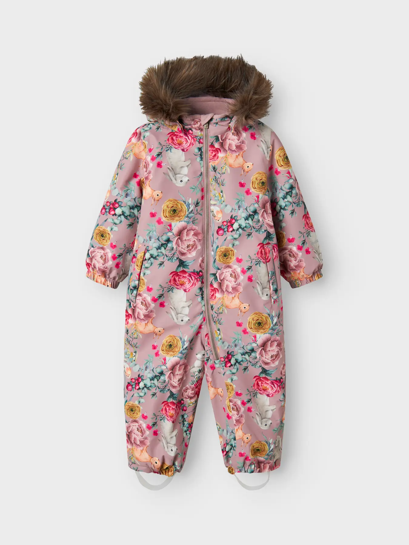 NMNSNOW10 Name it talvekombe 'Woodrose FLOWER RABBIT'