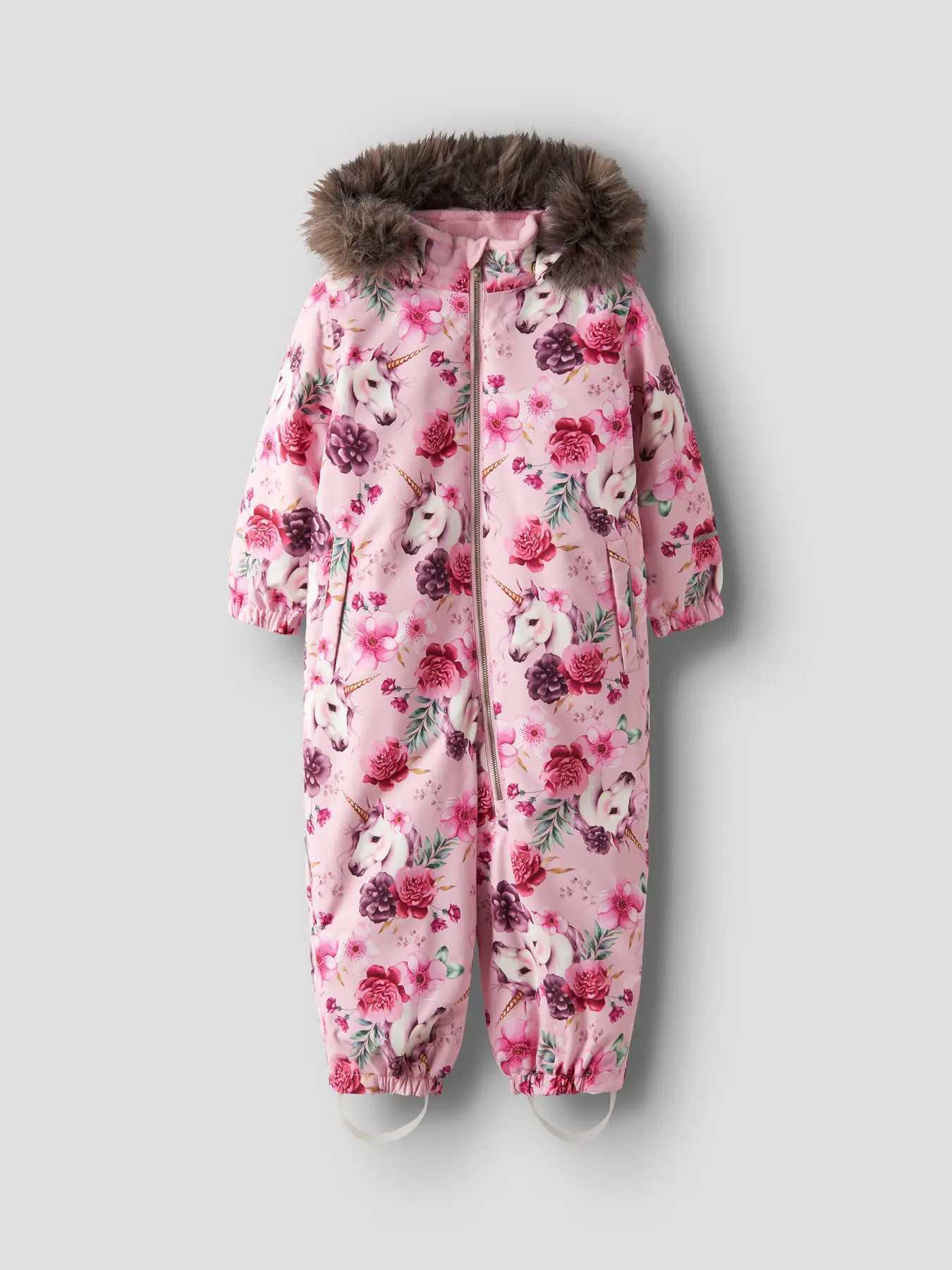 NMNSNOW10 Name it talvekombe 'Parfait Pink FLORAL UNICORN'