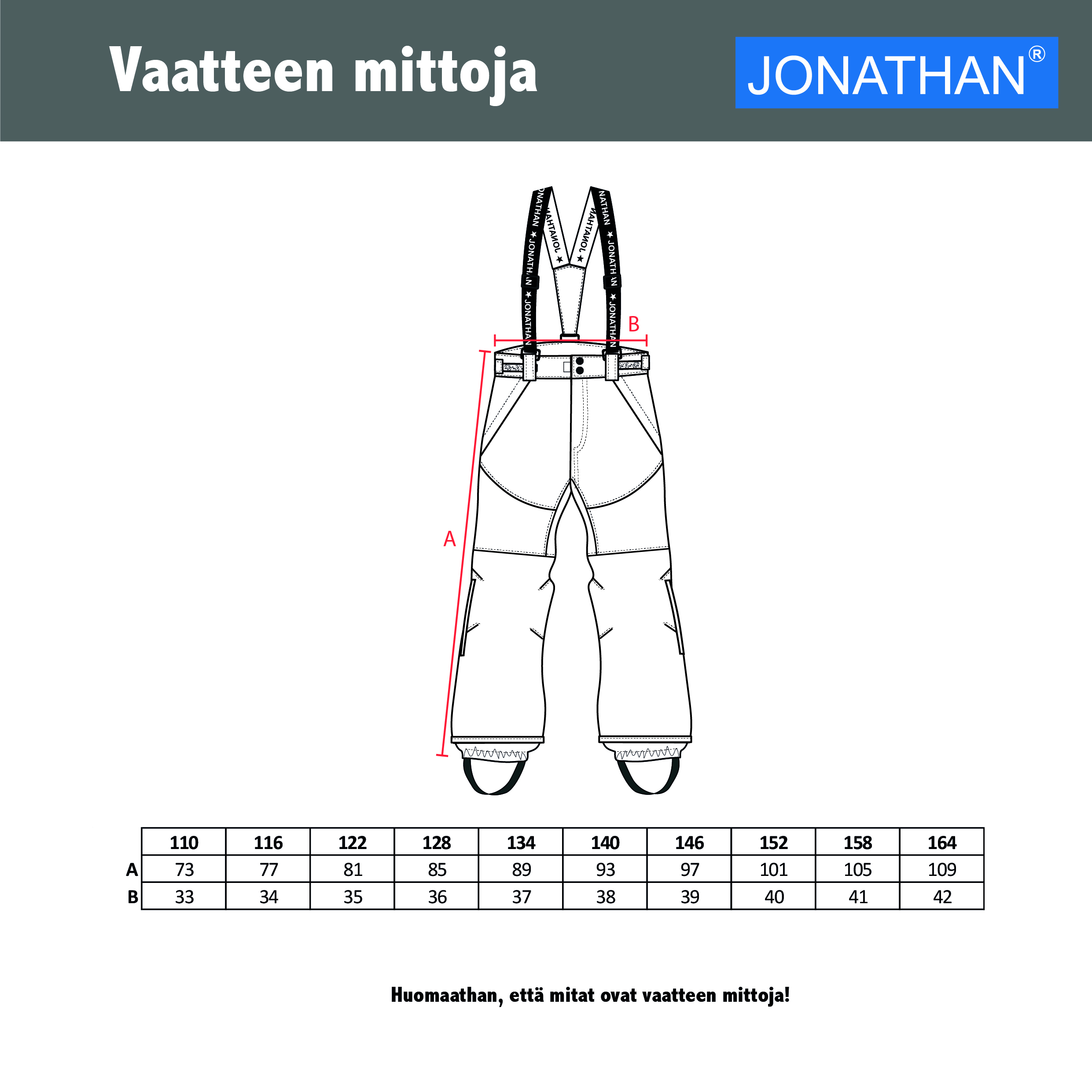 Jonathan talvepüksid 'Roosa'