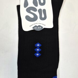 Meeste puuvillased sokid 'Must MuSu' suurus 41-44 (5 paari)