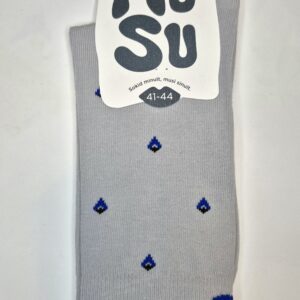 Meeste puuvillased sokid 'Helehall MuSu' suurus 41-44