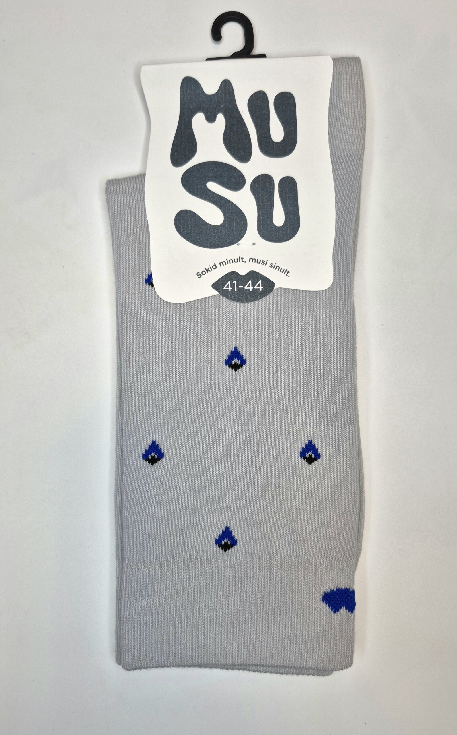 Meeste puuvillased sokid 'Helehall MuSu' suurus 41-44 (5 paari) - Image 2