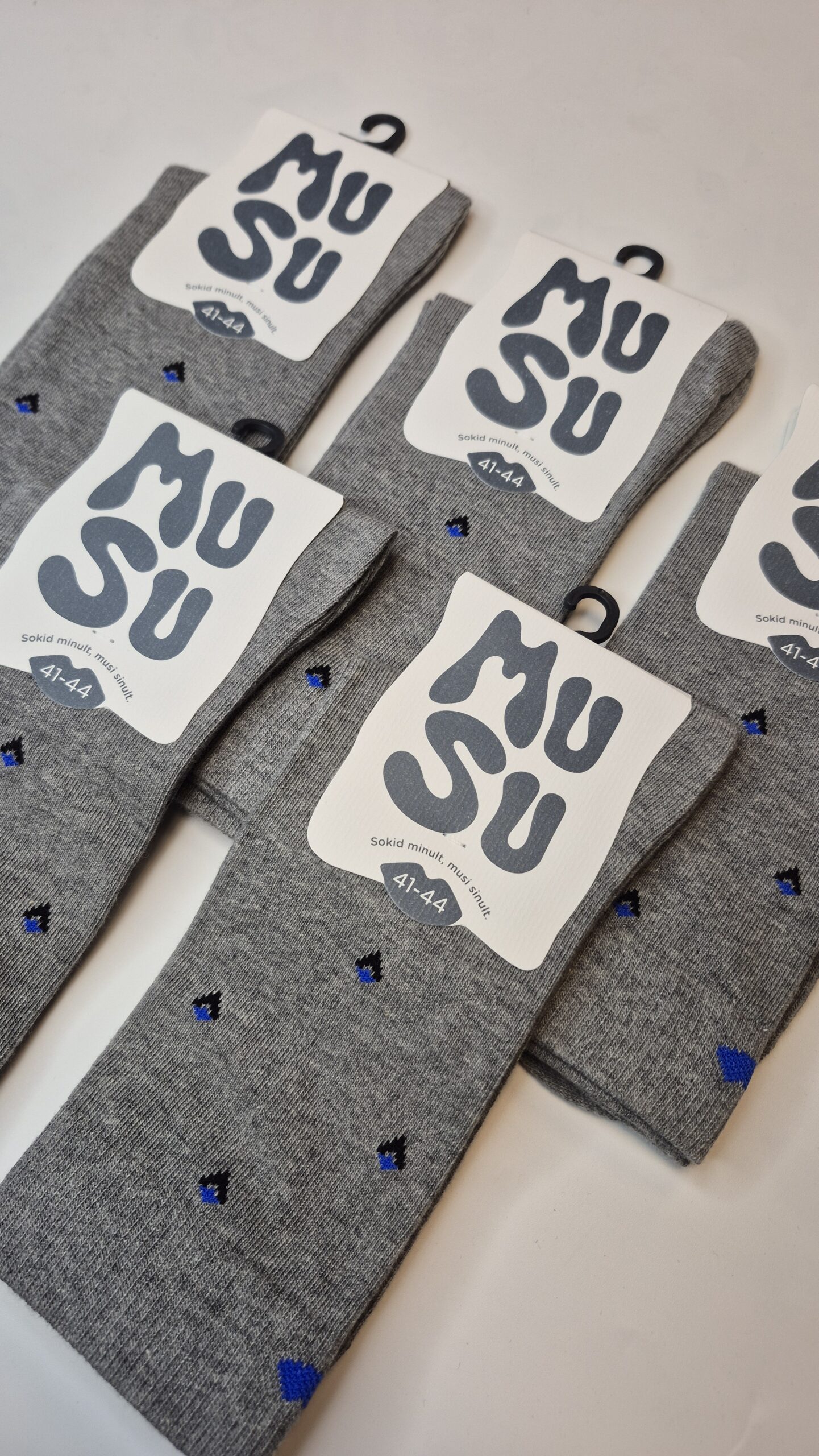 Meeste puuvillased sokid 'Tumehall MuSu' suurus 41-44 (5 paari)