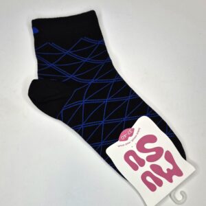 Naiste puuvillased sokid 'Must & Sinine MuSu' suurus 37-40