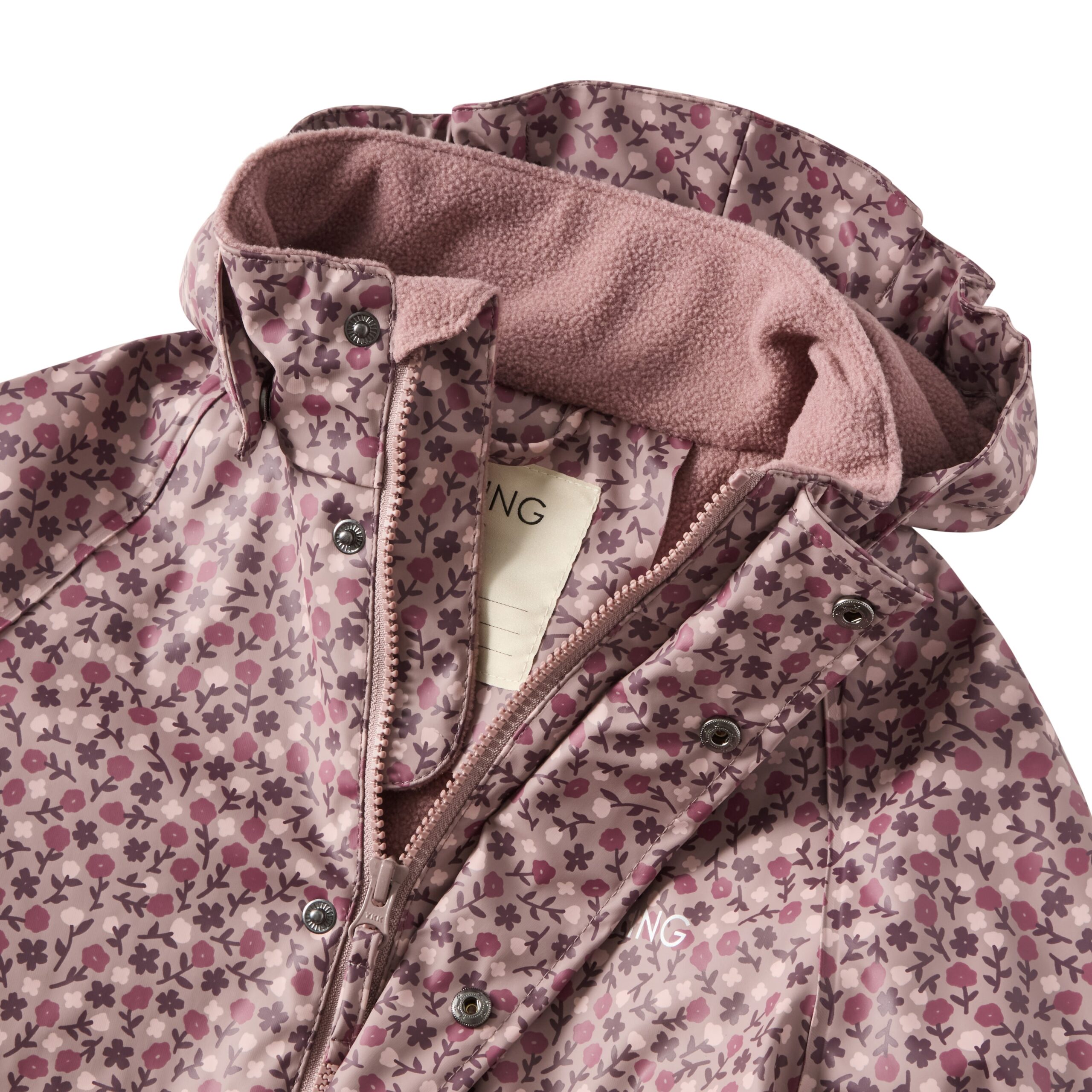 Kuling Douglas fliisvoodriga vihmakombe 'Lilac Flower'