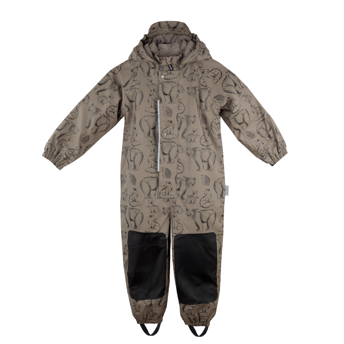 Jonathan tepitud voodriga vihmakombe 'Pruun'