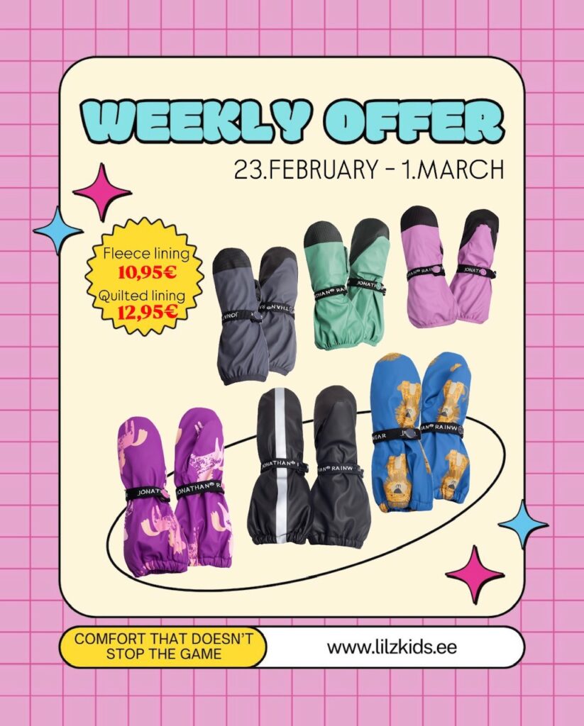 Lilz Kids weekly offer Lilz Kids weekly offer