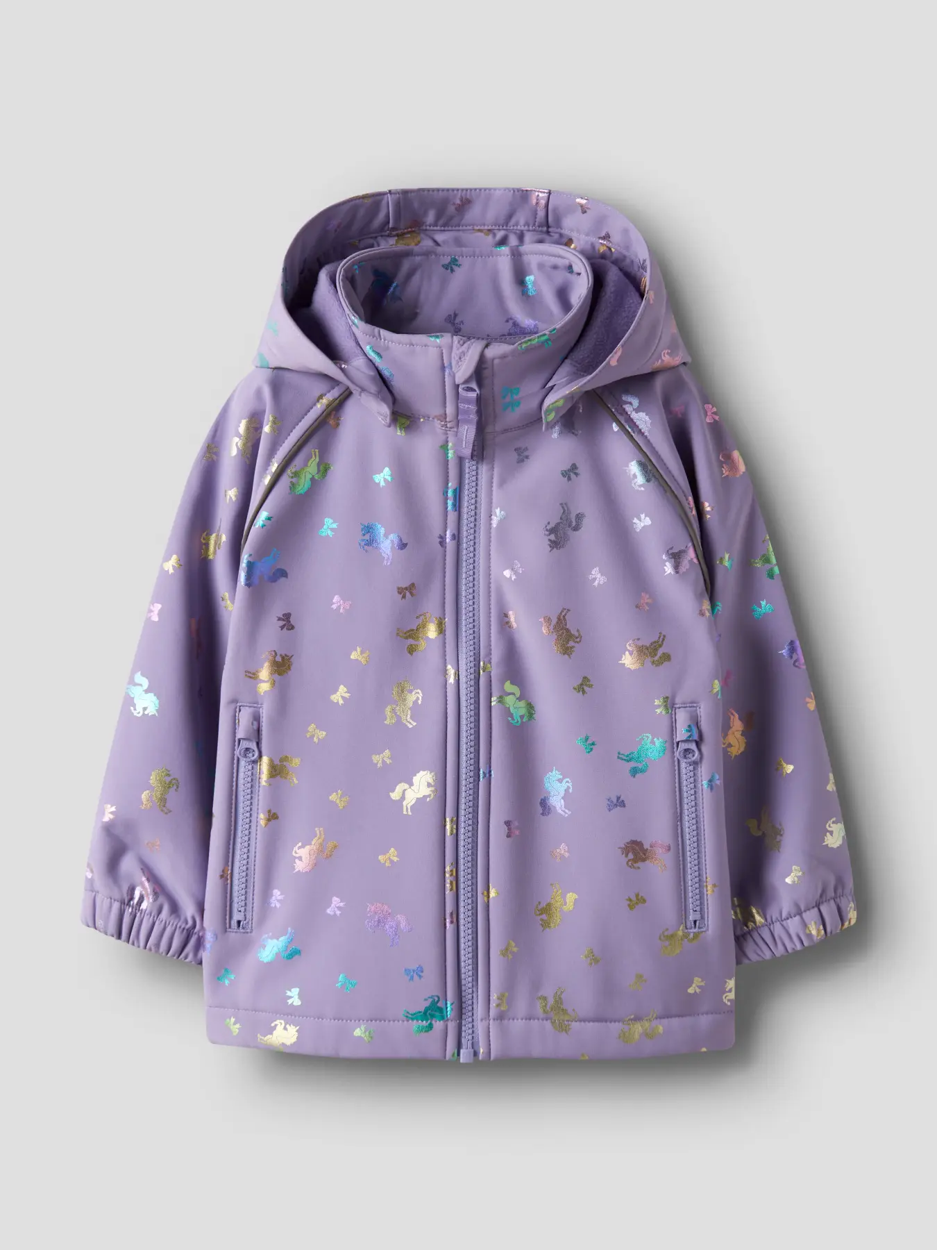 NMMALFA08 Name it softshell jacket 'Sunlit Allium BOW'