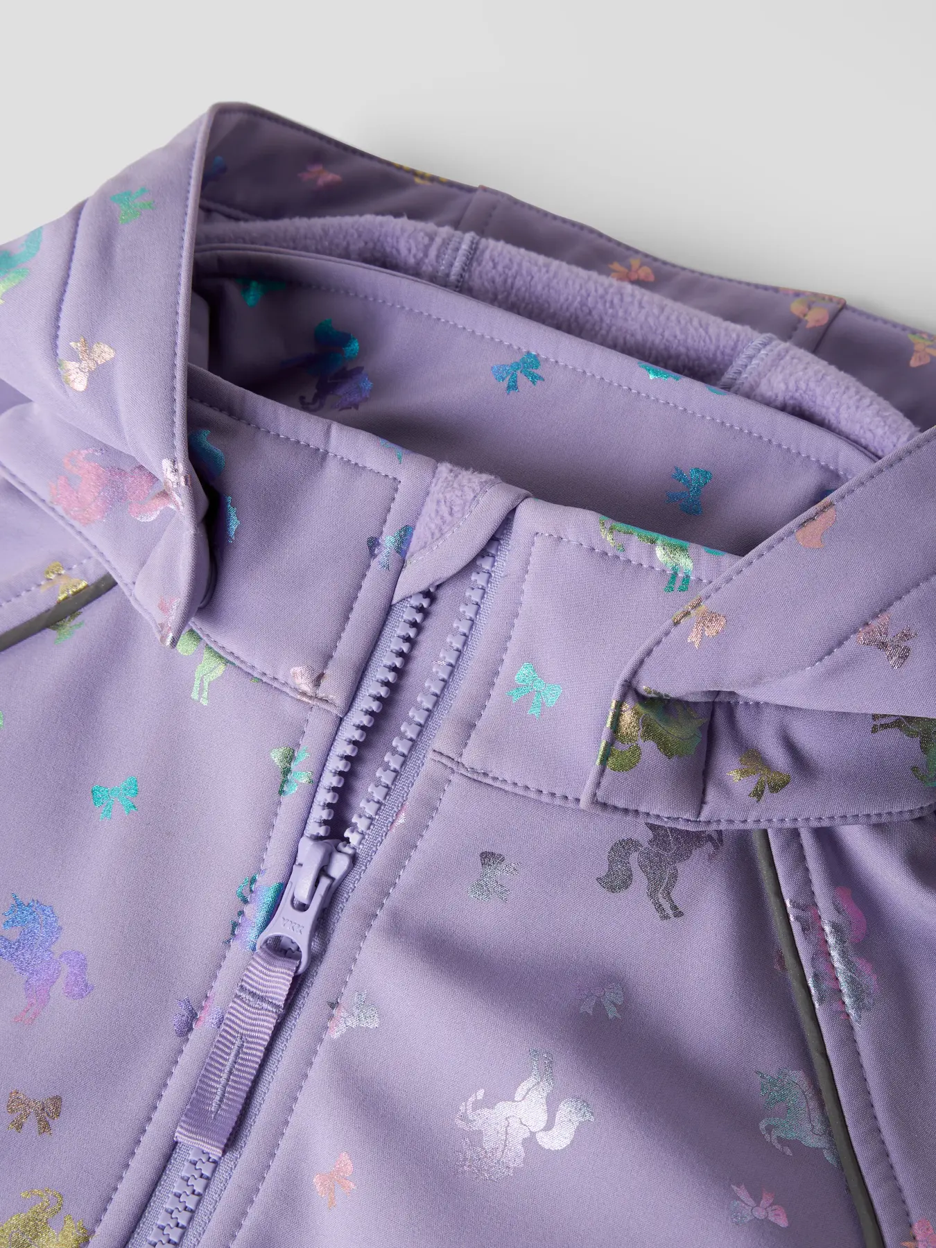 NMMALFA08 Name it softshell jacket 'Sunlit Allium BOW'