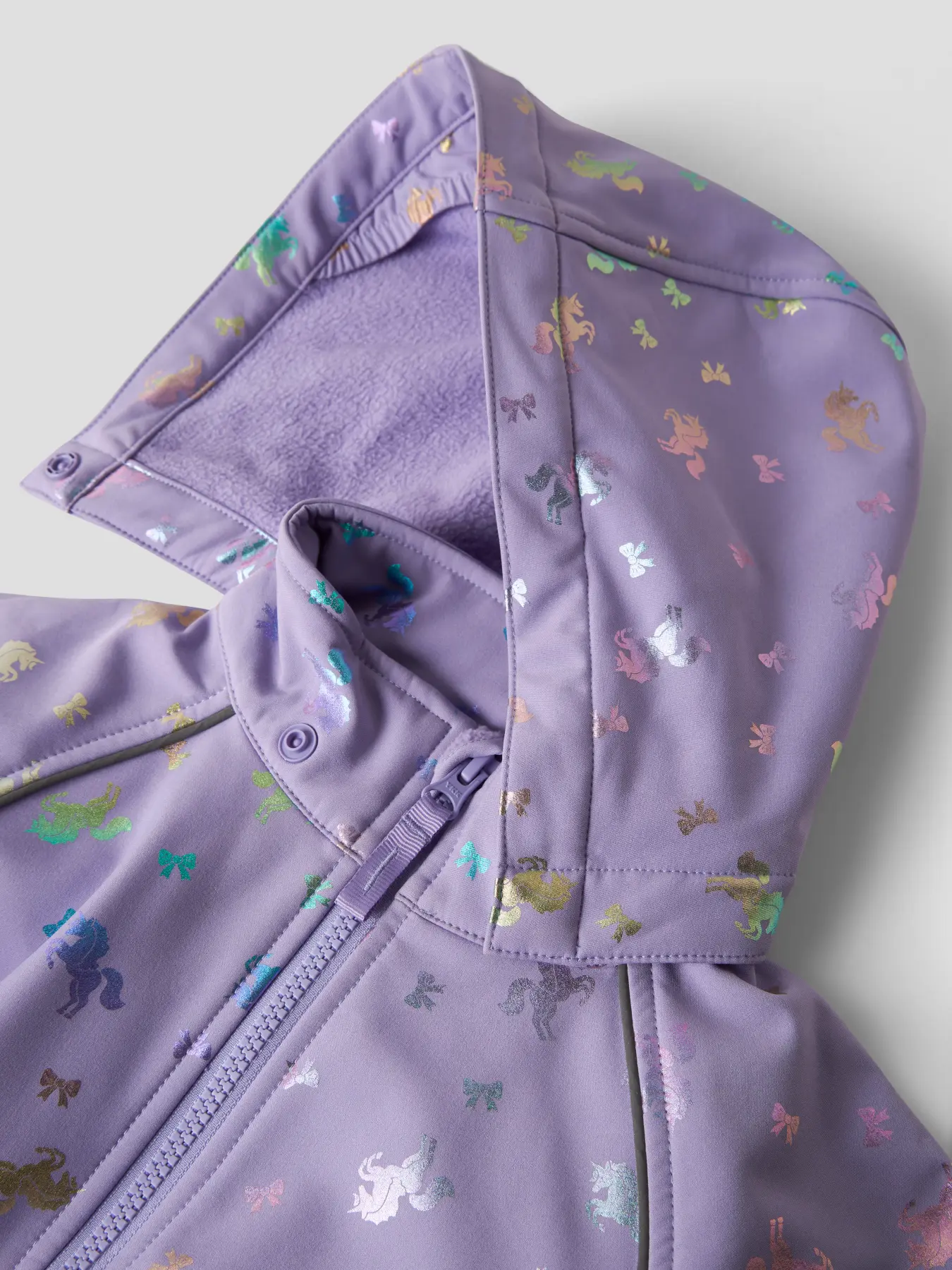 NMMALFA08 Name it softshell jacket 'Sunlit Allium BOW'