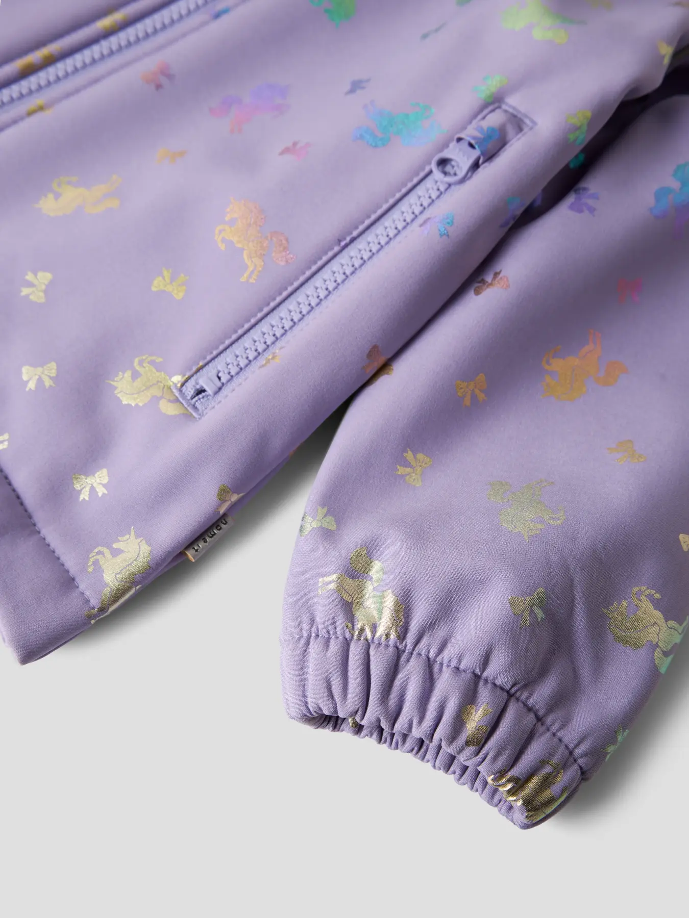 NMMALFA08 Name it softshell jacket 'Sunlit Allium BOW'