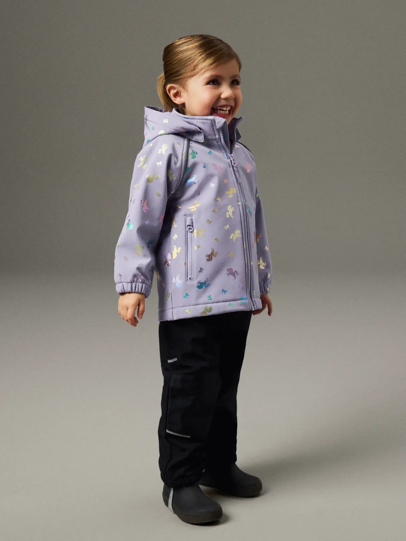 NMMALFA08 Name it softshell jacket 'Sunlit Allium BOW'