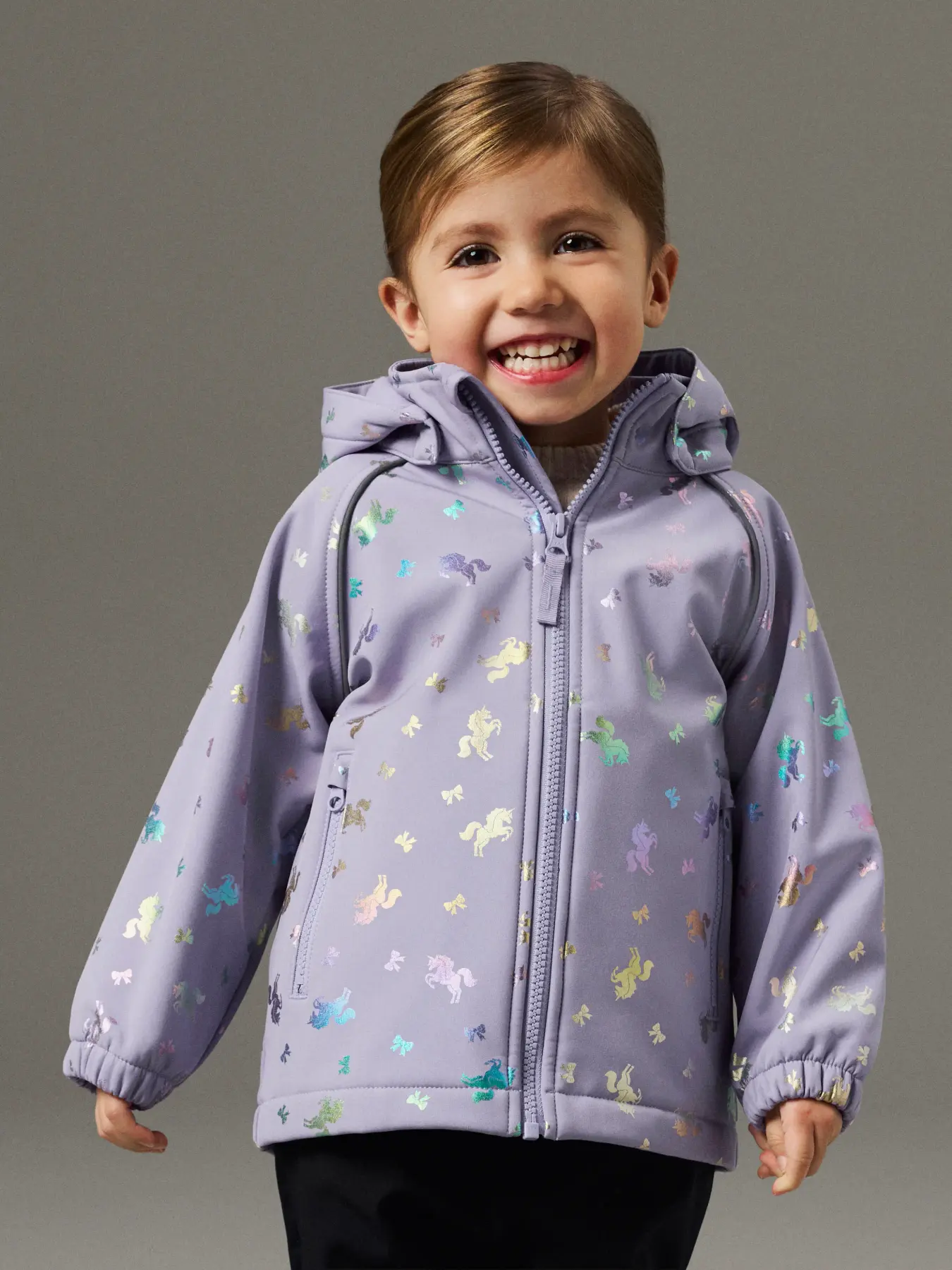 NMMALFA08 Name it softshell jacket 'Sunlit Allium BOW'