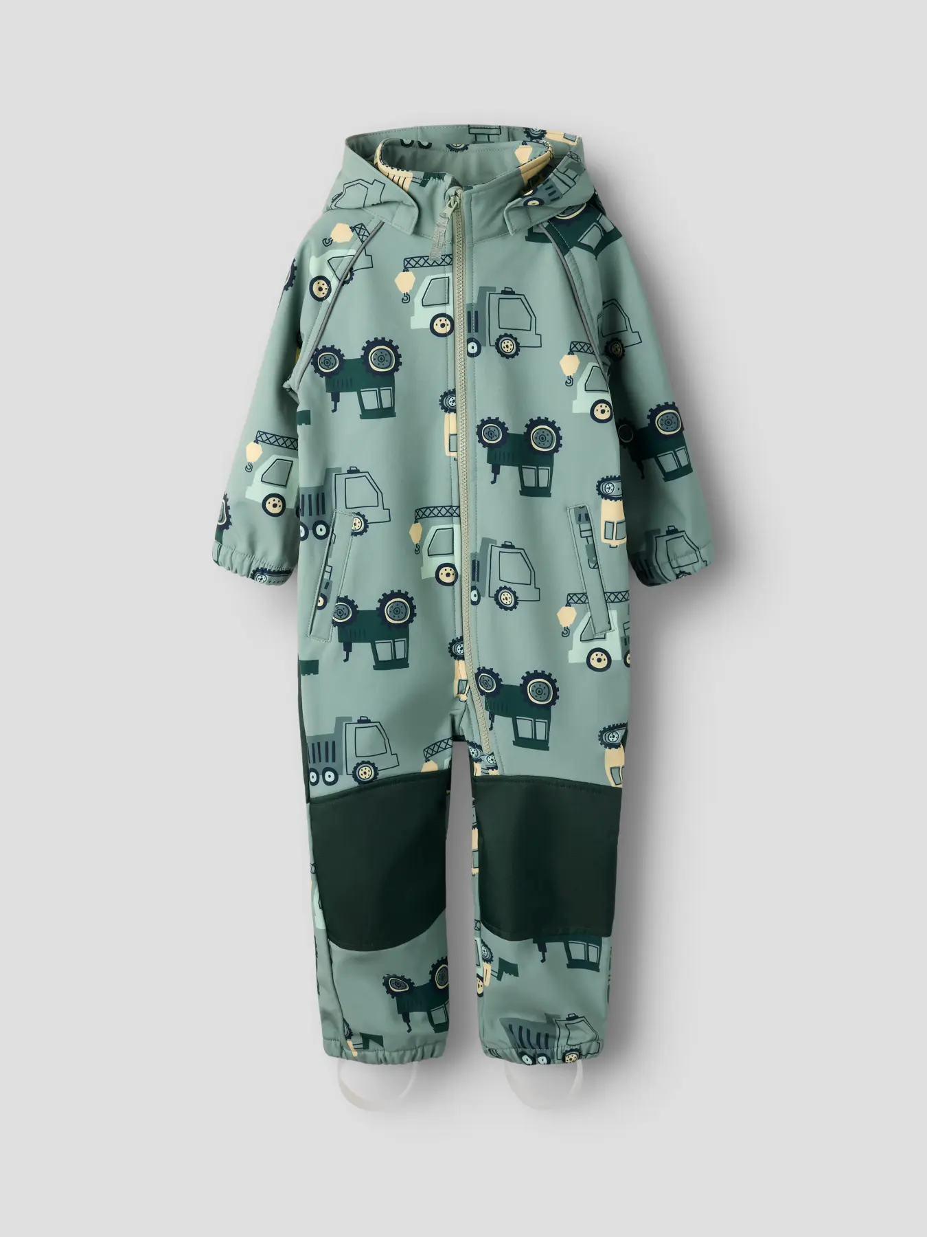 NMMALFA08 Name it softshell overall 'Chinois Green MASCHINE'