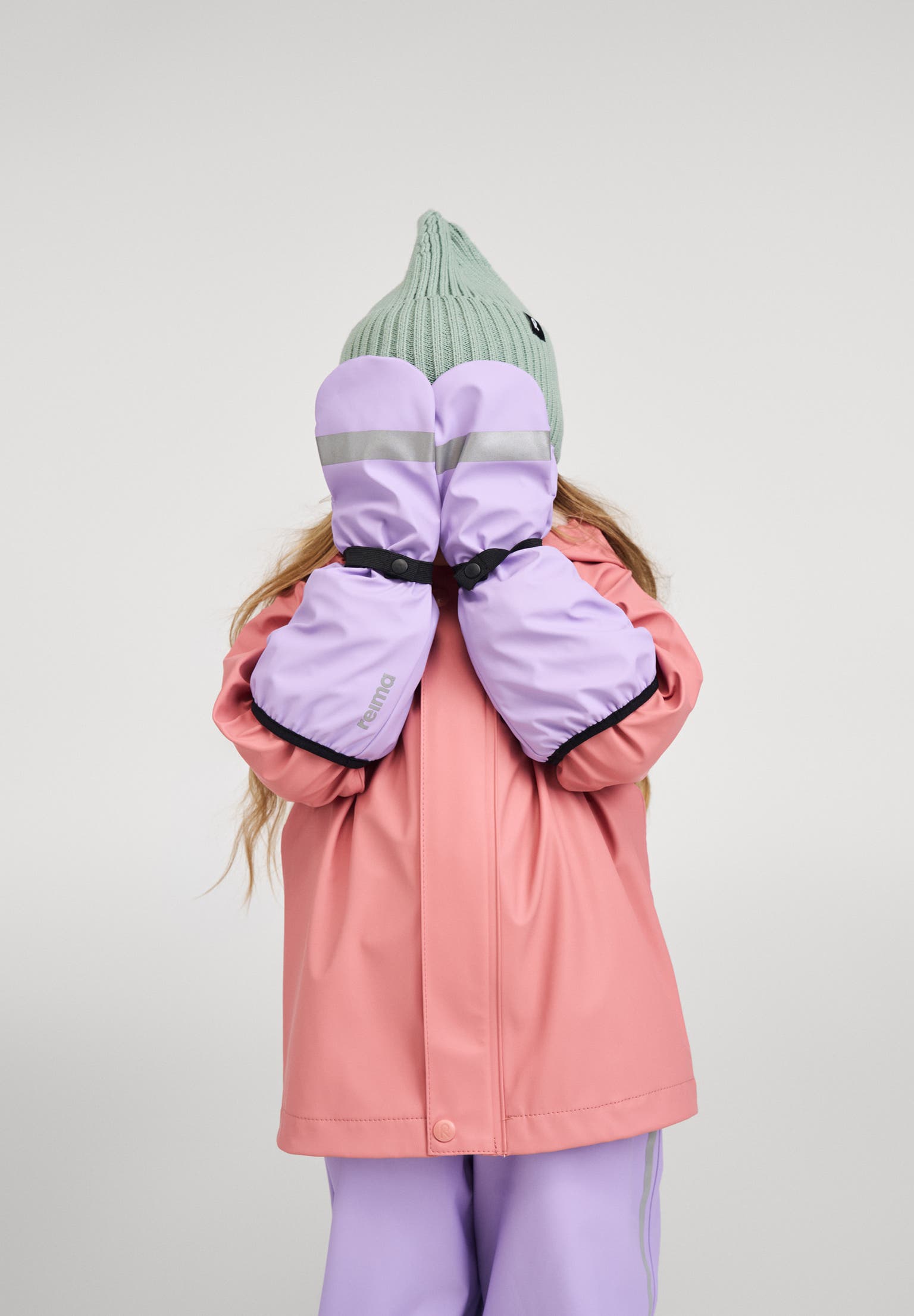 Reima Puro fliisvoodriga vihmakindad 'Blooming Lilac'