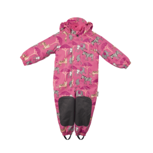 Jonathan rain overall with fleece lining 'Pink'