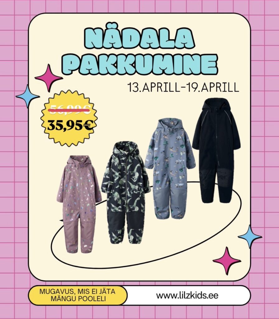 Lilz Kids nädalapakkumine Lilz Kids nädalapakkumine