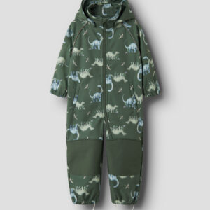 NMMALFA08 Name it softshell kombe ‘Jungle Green DINO ADVENTURE’