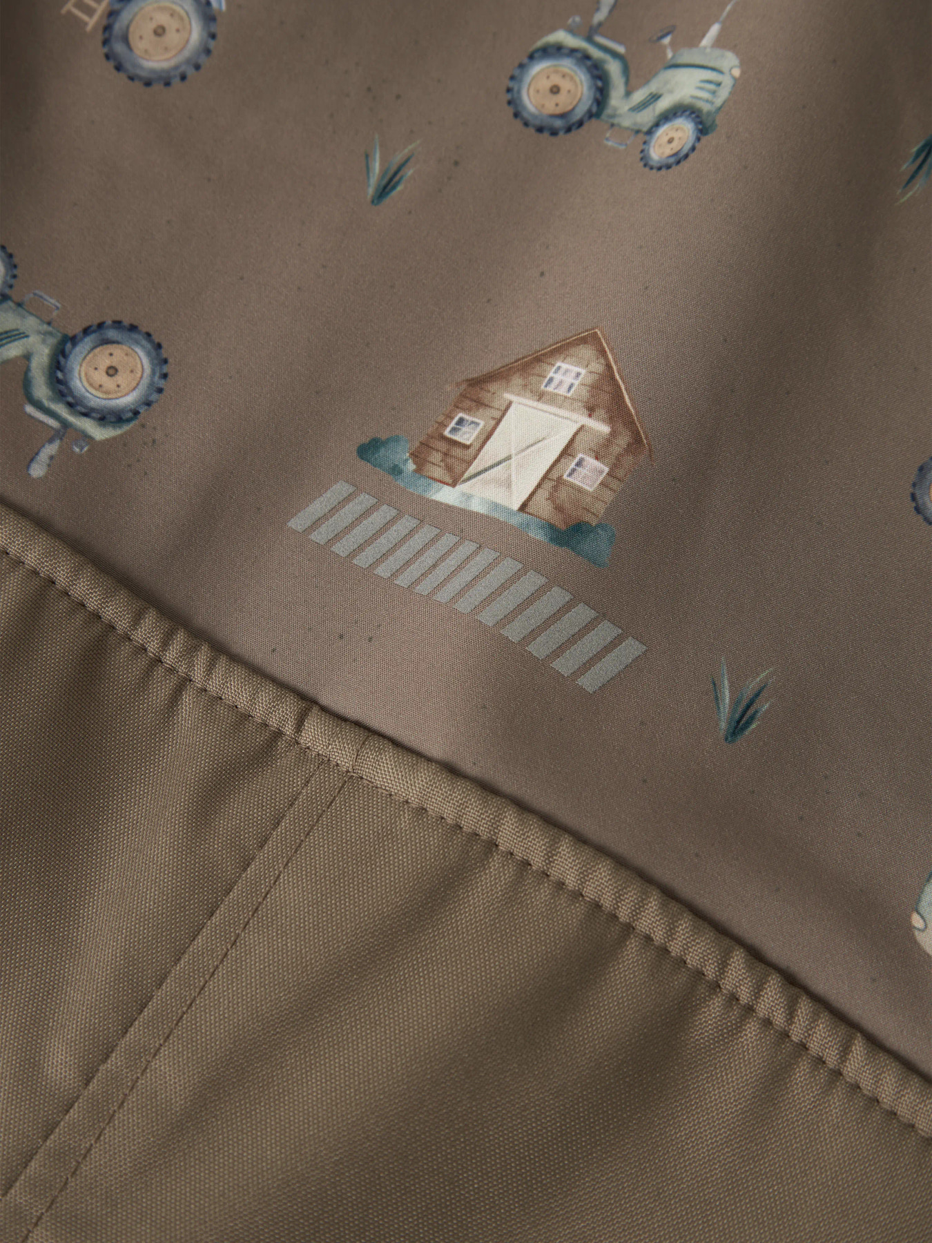NMMALFA08 Name it softshell overall 'Walnut FARM'