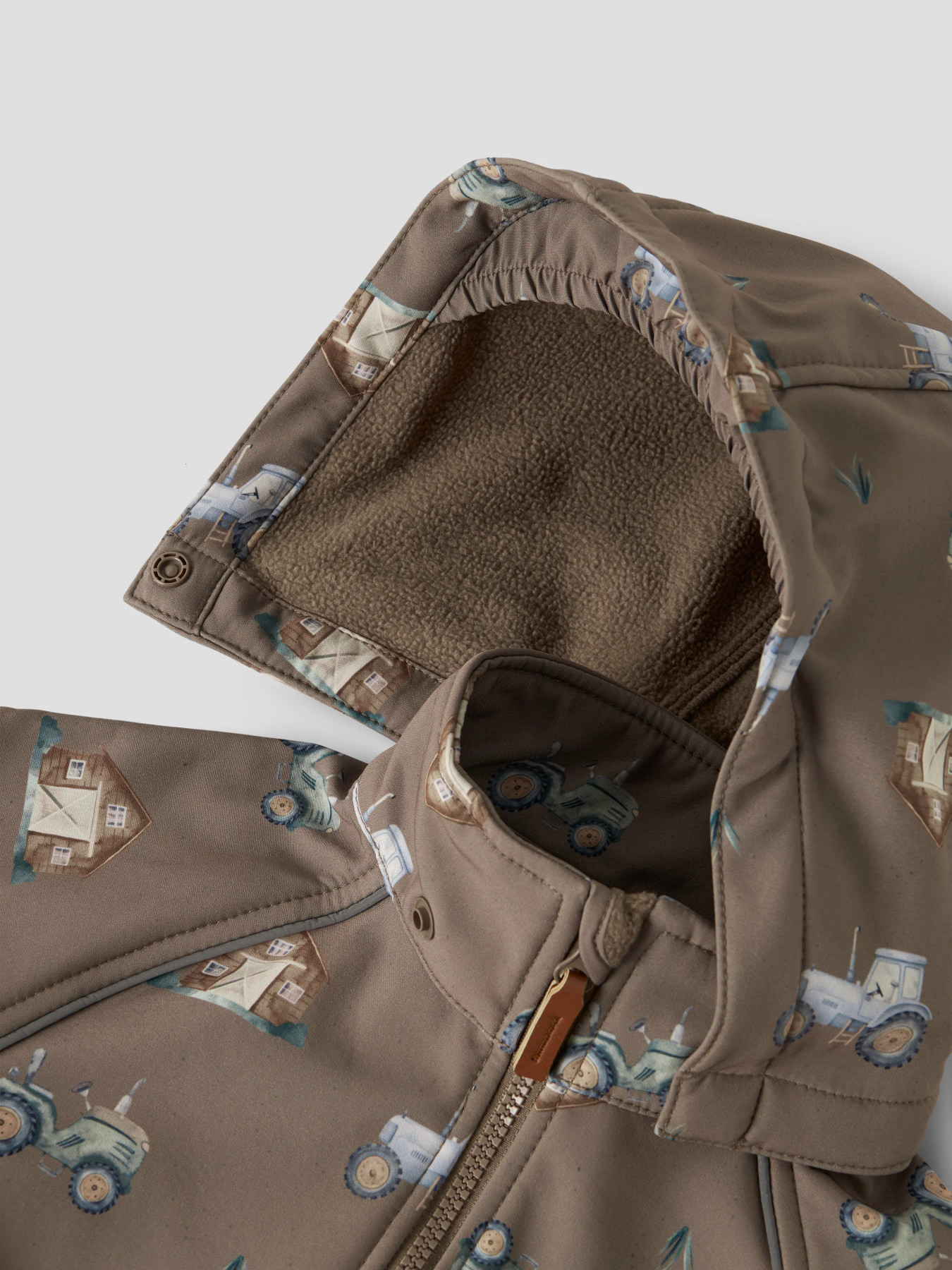 NMMALFA08 Name it softshell overall 'Walnut FARM'