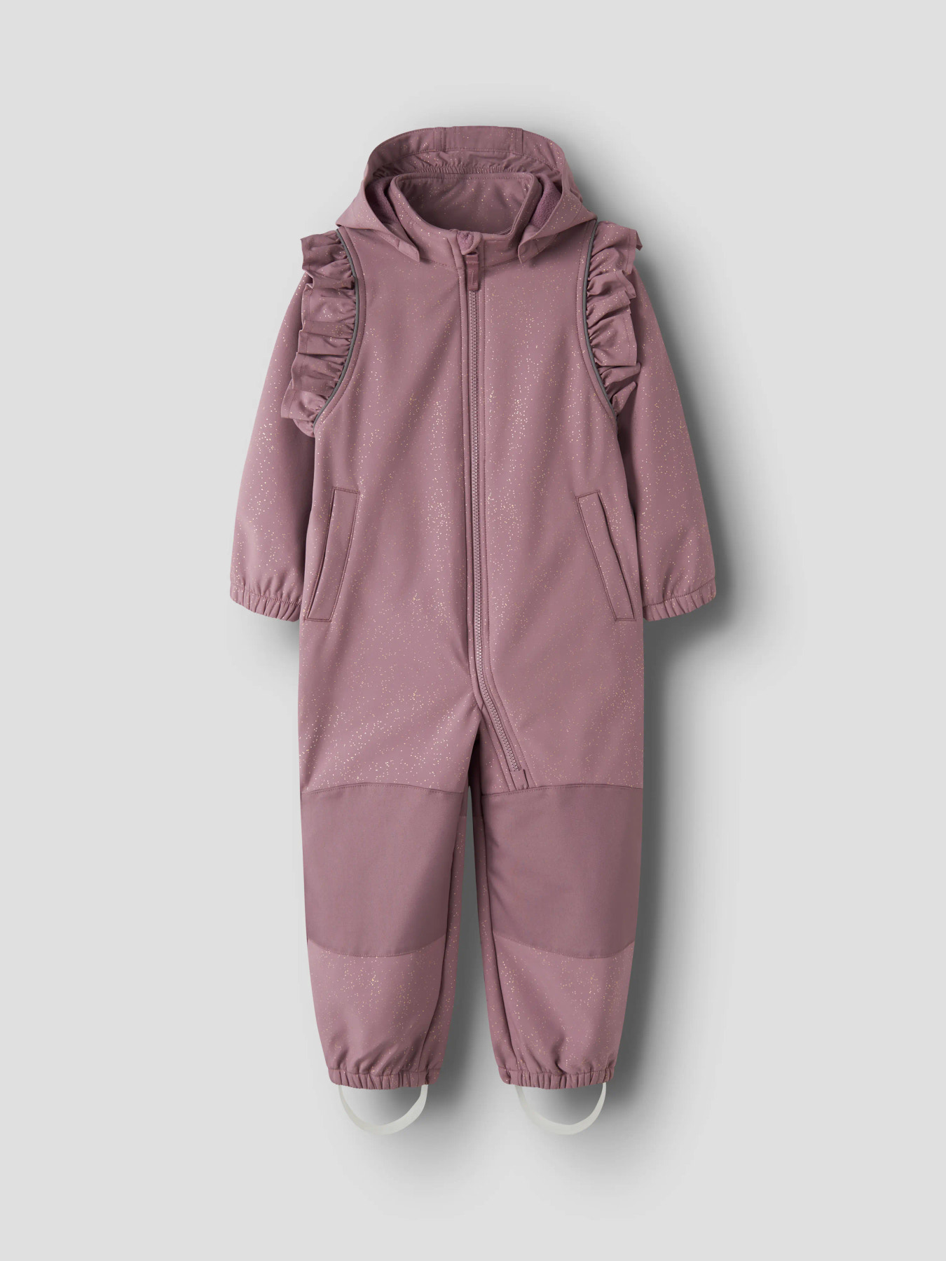 NMMALFA08 Name it softshell overall ‘Frill Foil Wistful Mauve’