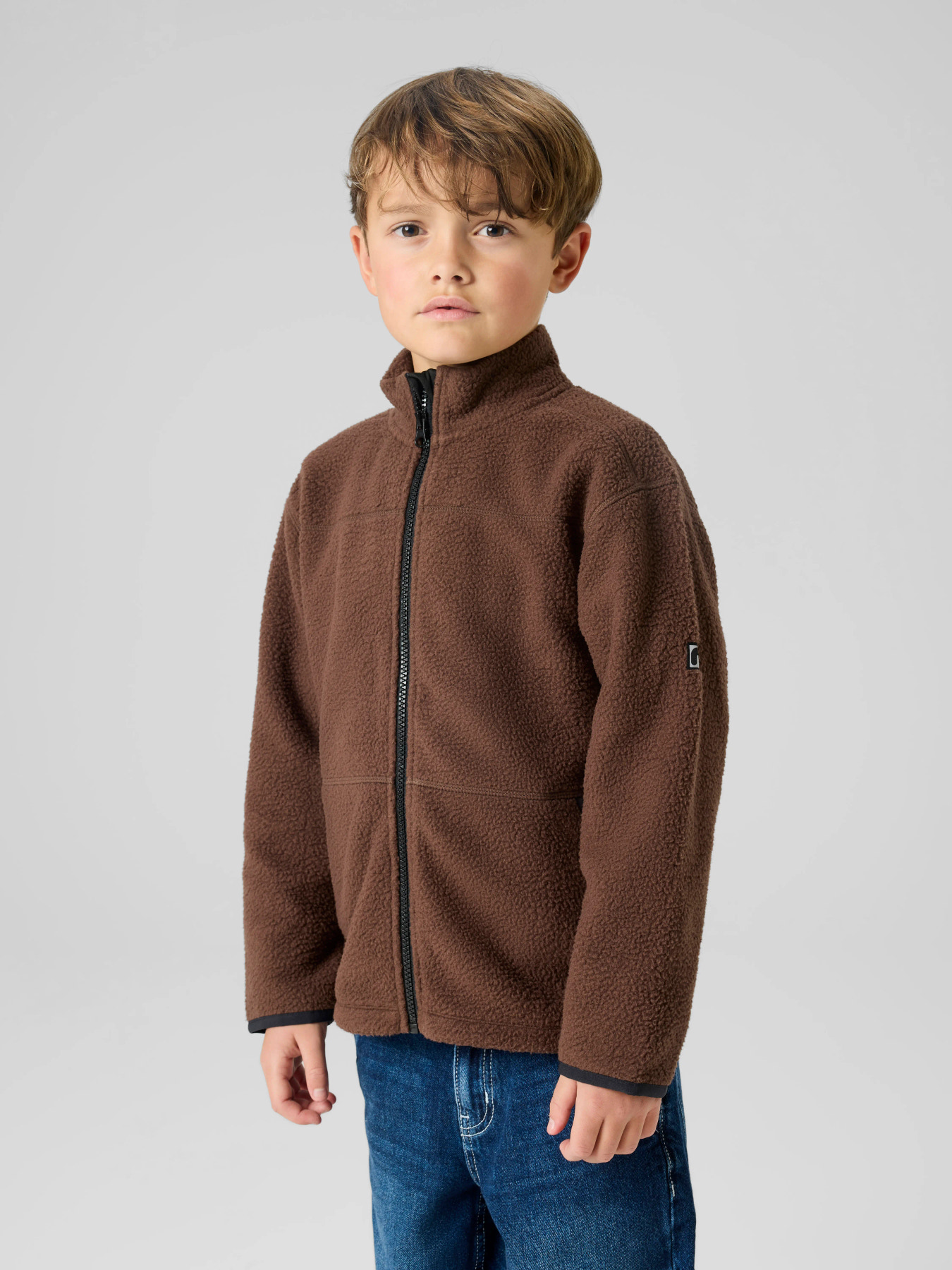 NMFBULIN Name It Teddy Fleece Sweatshirt "Shopping Bag"