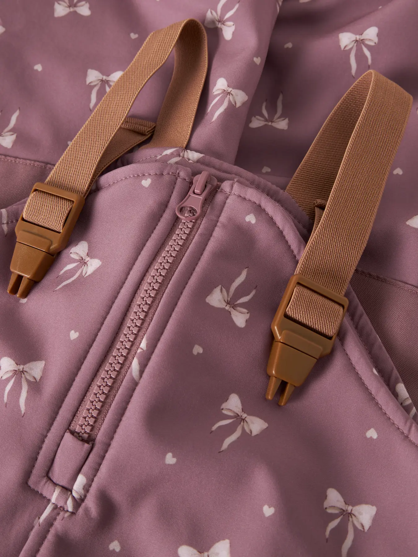 NMNALFA08 Name it traksidega softshell püksid 'Wistful Mauve HEART BOW'