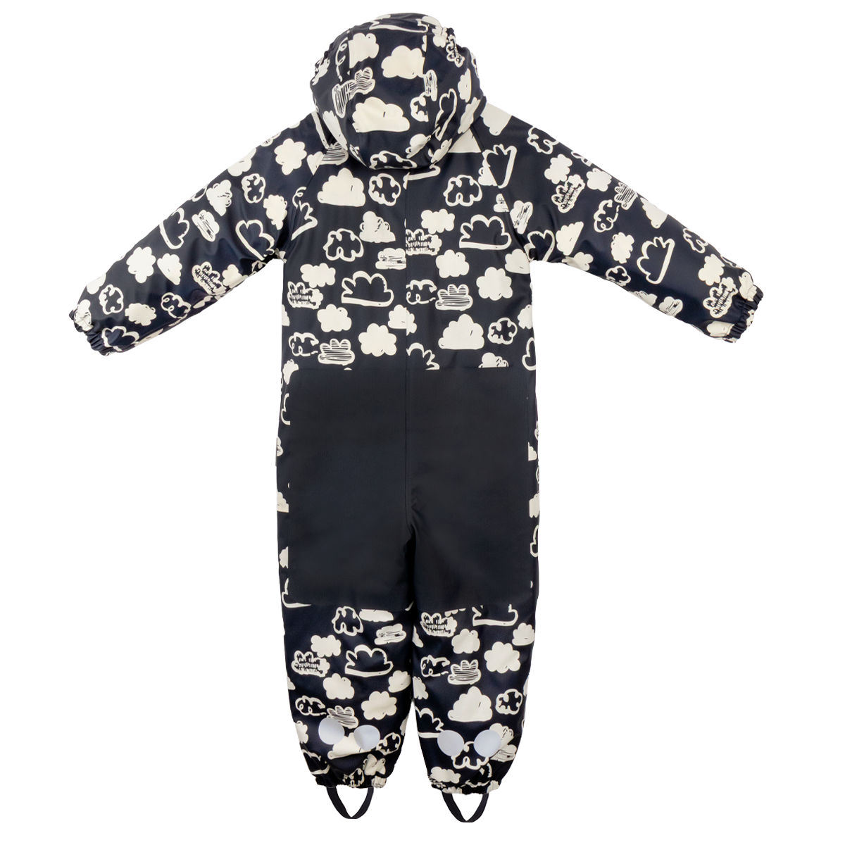 Jonathan rain overall with quilted lining 'Dark gray clouds'