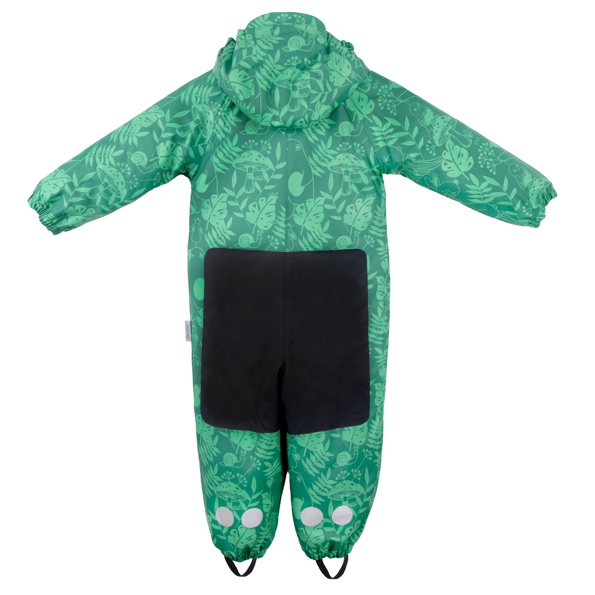 Jonathan overall with quilted lining 'Green forest print'